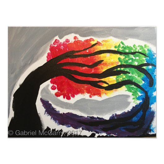 Aarde, wind en vuur foto afdruk (Voorkant)