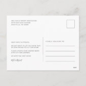 Aarde zoals we het bewegende script hebben verplaa feestdagenkaart (Achterkant)