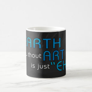 Aarde zonder kunst magische mok