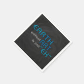 Aarde zonder kunst servetten (Hoek)