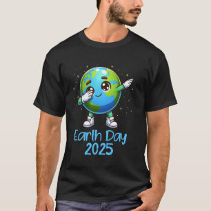 Aardedag 2025 Dabbing Planeet Bol Grafisch T-shirt