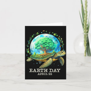 Aardedag 2026 planeet zeeschildpad aarde liefhebbe kaart