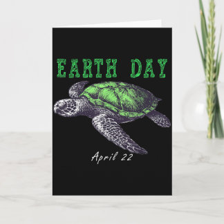 Aardedag 22 april Zeeschildpad Aardedag Save The A Kaart