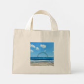 Aardedag boodschappentas mini tote bag (Achterkant)