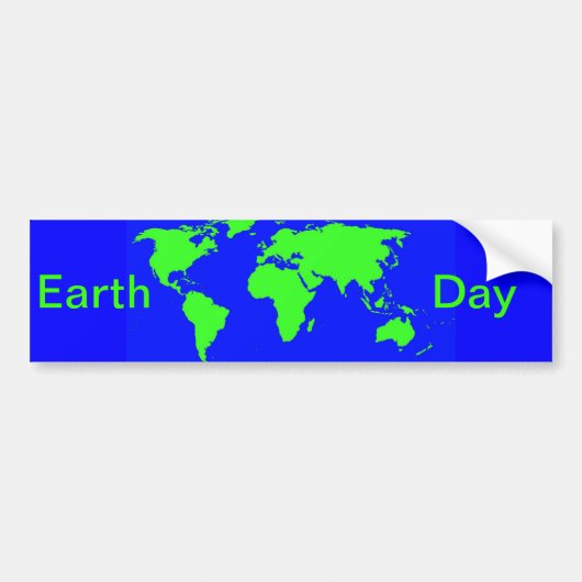 Aardedag Bumpersticker (Voorkant)