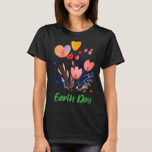 Aardedag groene planeet milieubewustzijn t-shirt
