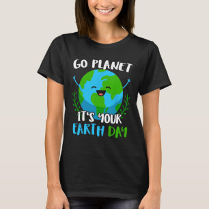 Aardedag Milieu Natuur Planeet Mannen En Vrouwen T-shirt