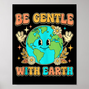 Aardedag natuur liefde ecologisch vriendelijk mili poster