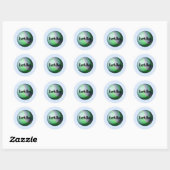 Aardedag Ronde Sticker (Vel)