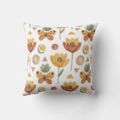 aarden bloemblaadjes en vleugels kussen (Achterkant)