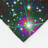 aardetekens fleece deken (Hoek)