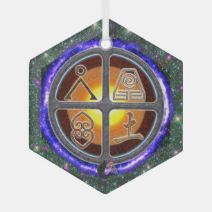 aardetekens glas ornament