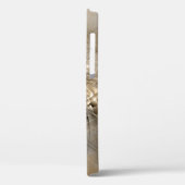 Aardetinten Abstracte Moderne Fractale Kunst Textu Case-Mate iPhone Case (Achterkant / Links)