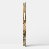 Aardetinten Abstracte Moderne Fractale Kunst Textu Case-Mate iPhone Case (Achterkant / Rechts)