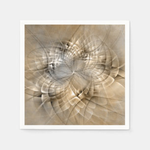 Aardetinten Abstracte Moderne Fractale Kunst Textu Servet