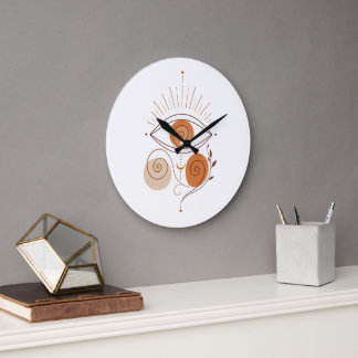 Aardetone Boho Esthetische Wandklok Grote Klok