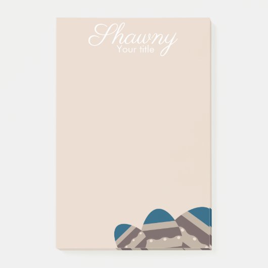Aardetone Paas Ei Lente Post-it® Notes (Voorkant)