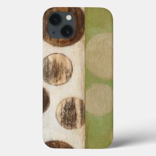 Aardetoon Houten Paneelschildering met Cirkels iPhone 13 Hoesje