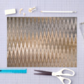 Aardetoon Zigzag Golfpatroon Tissuepapier (Craft)