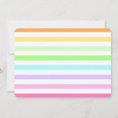 Aardewerk schilderij verf verjaardag regenboog fot kaart (Achterkant)