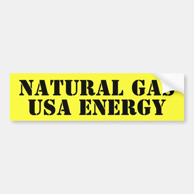 AARDGAS BUMPERSTICKER (Voorkant)