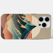 Aardgetinte Waterverf met zon Case-Mate iPhone Case (Achterkant (horizontaal))