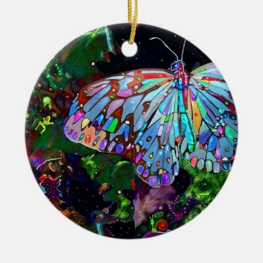 Aardgrens! Keramisch Ornament (Voorkant)