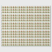 aardhog emojis cadeaupapier (Vlak)