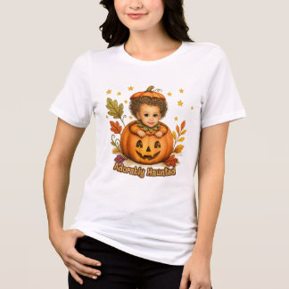 Aardig Behekst - Mooie Baby in Pompoen Tri-Blend Shirt