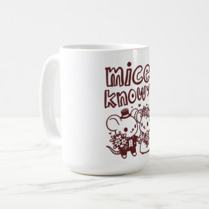 "Aardig om je te leren kennen" Doodle koffiemok -