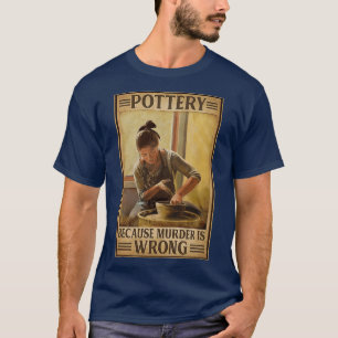 Aardig omdat moord verkeerd is t-shirt
