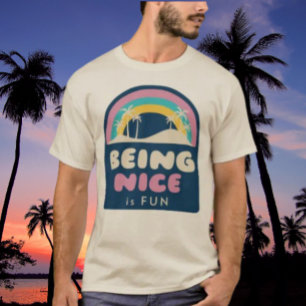 Aardig Zijn Is Leuk Strand T-shirt