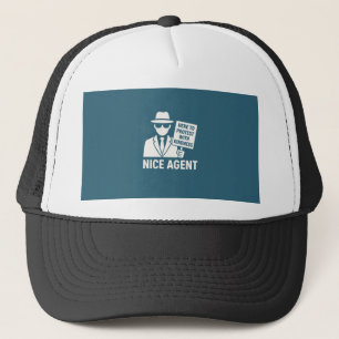 Aardige Agent – Vriendelijkheids Agent Cap Trucker Pet