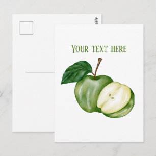 Aardige appelverkopers aanpasbaar briefkaart