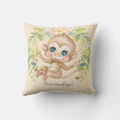 Aardige babysimplex Cute jungle dier Kussen (Achterkant)