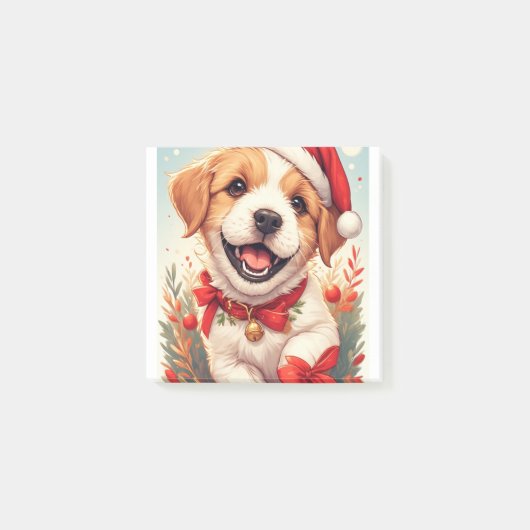 Aardige Bruine Witte Hond Post-it® Notes (Voorkant)