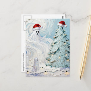 Aardige en Schattige Kerstmijntjes en Boom Briefkaart