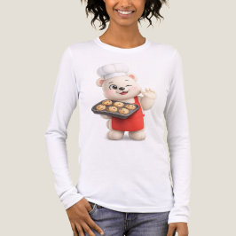 Aardige en Schattige Teddybeer Ontwerp Tri-Blend Shirt