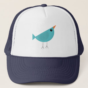 Aardige Fantasievolle Vogel Natuur Kunst Trucker Pet