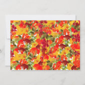 Aardige Friendsgiving-herfst-dinerfeest Kaart (Achterkant)