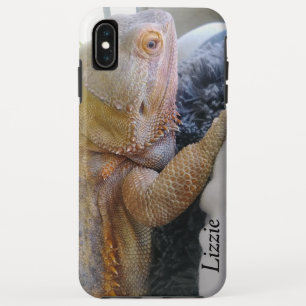 Aardige gepersonaliseerde baardagaam print iPhone XS max hoesje