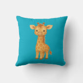 "Aardige Giraffe" Kussen (Achterkant)