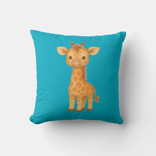 "Aardige Giraffe" Kussen (Voorkant)