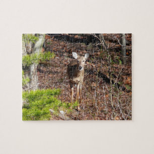 Aardige herten in het bos Natuurfotografie Legpuzzel