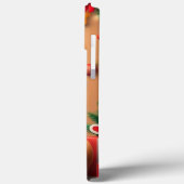 Aardige hond met kerstmuts Case-Mate iPhone case (Achterkant / Links)