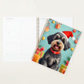 Aardige hond met kerstmuts planner (Display)