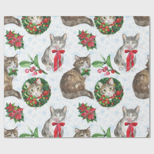 Aardige Kattenkrans Cadeaupapier