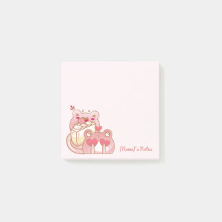 Aardige Kawaii Kikker Die Cake Eet Persoonlijke No Post-it® Notes