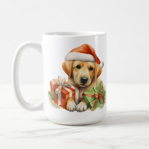 AARDIGE KERSTGELE LABRADOR RETRIEVER KOFFIEMOK