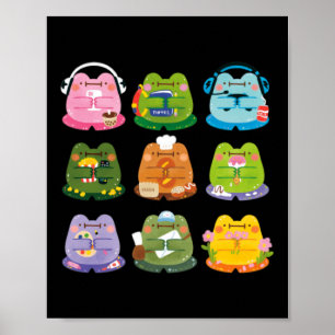 Aardige Kikkers Poster